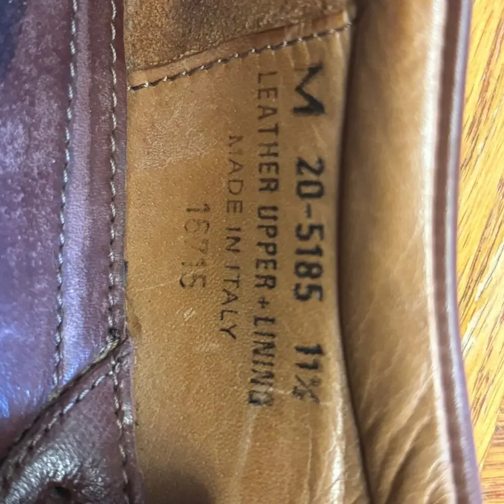 Johnston & Murphy Men's US 11.5 Tan Oxfords Dress Shoes